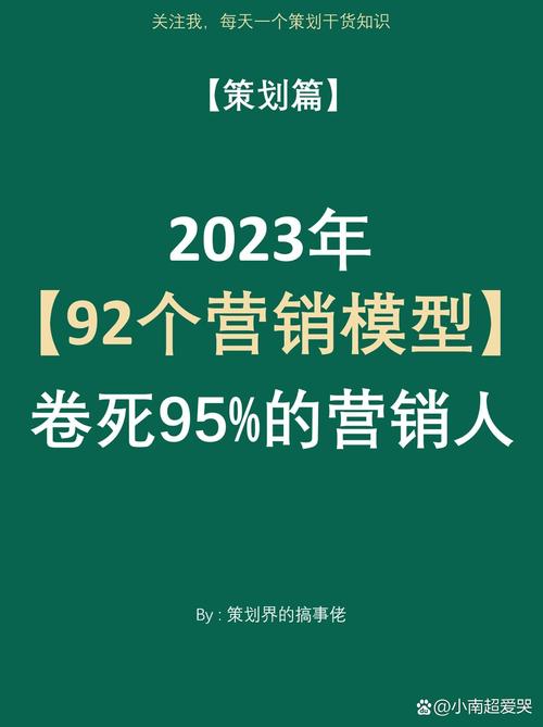 市场营销策划必备 92个营销模型全景汇总